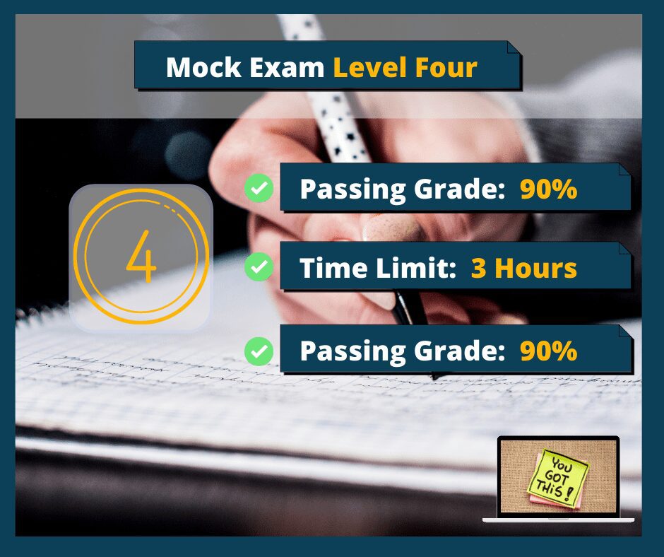 Mock Exam Level Four